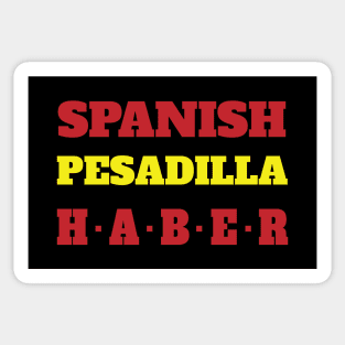 Spanish pesadilla haber Sticker